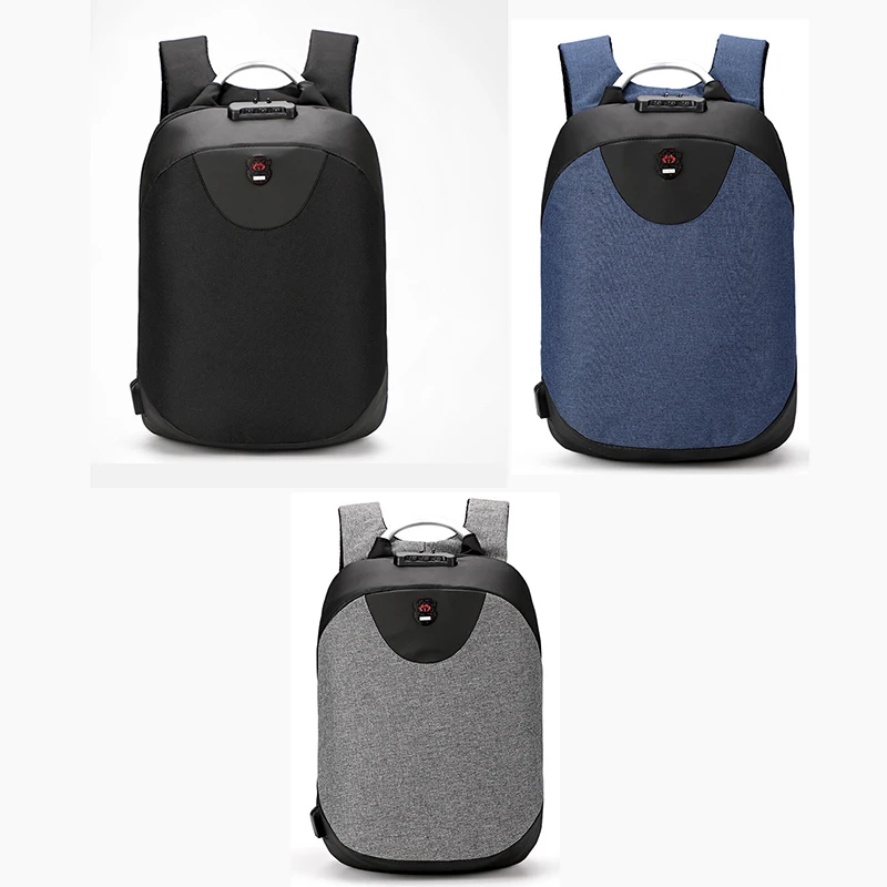 Students Travel Cheap Waterproof Antitheft Laptop Backpack With USB Port