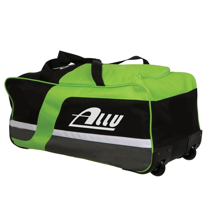 
Bag Cricket Kit Duffle Bat Ball Gear Bag With Wheels Trolley 