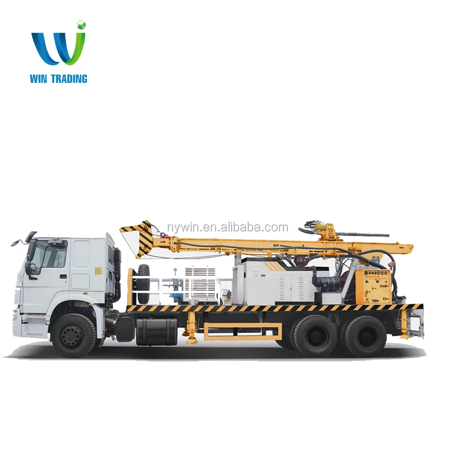 
RG Truck mounted Full Hydraulic Mobile 800m Telescoping Type Water Well Bore Hole Drilling Rig Factory Price 