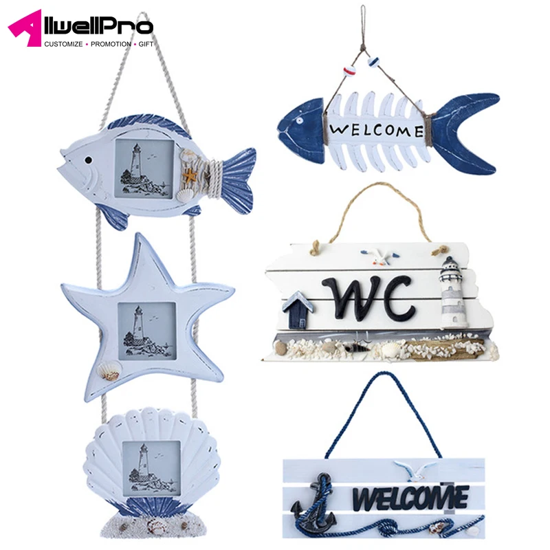 
Promotion Beautiful Wall Hanging Mediterranean Wooden Picture Photo Frame 