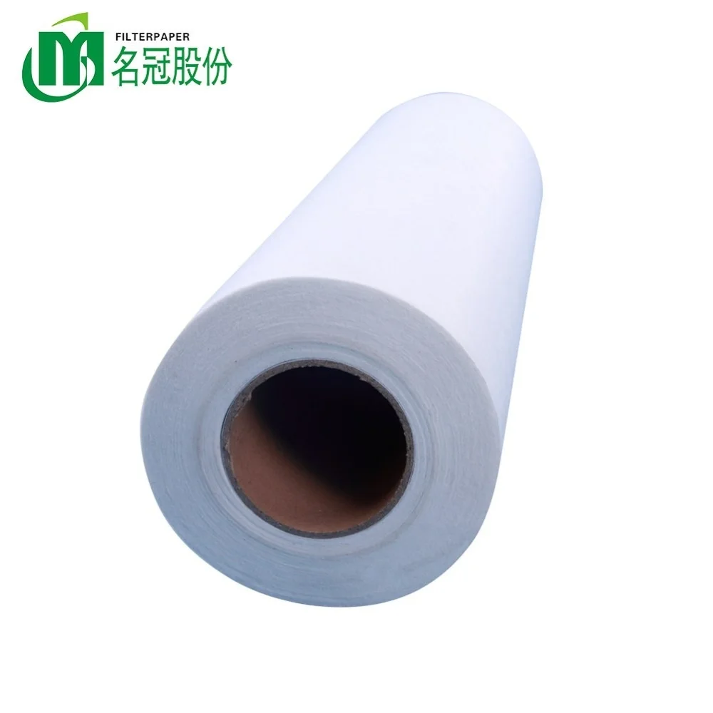 Industrial oil filtration system filter paper roll