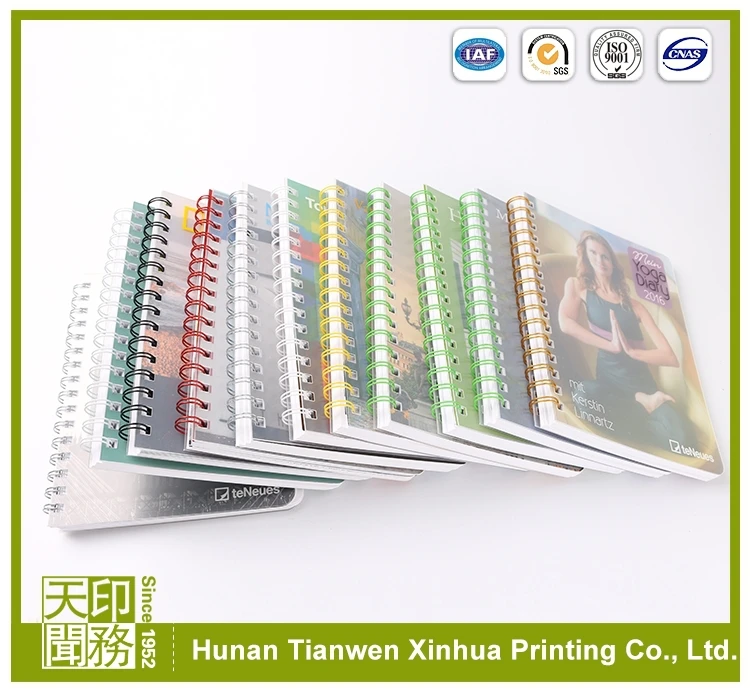 
small pocket student paper notebook with pvc cover 