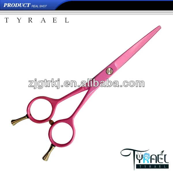Профессиональный розовый тефлон цвет парикмахерские ножницы T-105