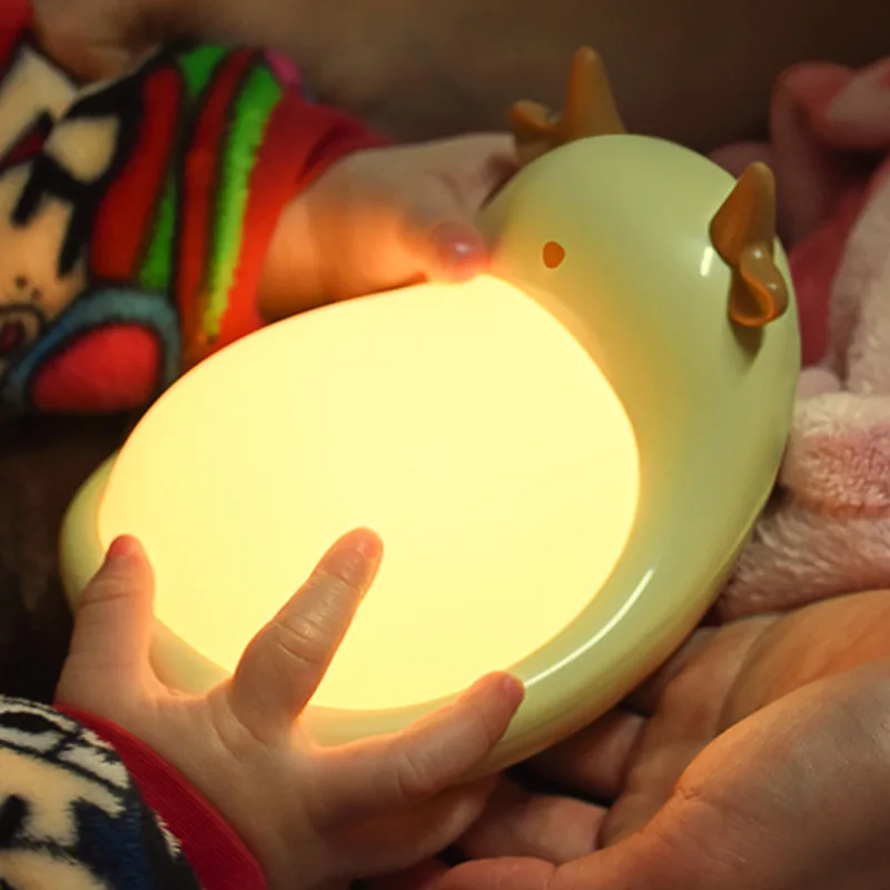 New design Cute Wizard Colorful discoloration led light rechargeable table lamp light