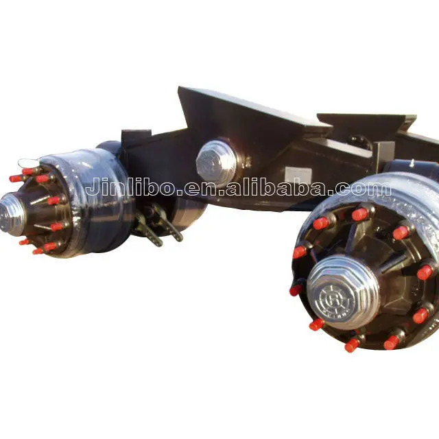 Axle Suspension-Rigid Suspension 80T Bogie Axle Suspension for semi Trailer parts