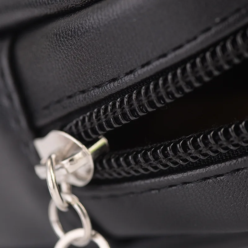 Wholesale Leather Ladies Coin Change Purse Wallet Keychain Mini Backpack Key Holder