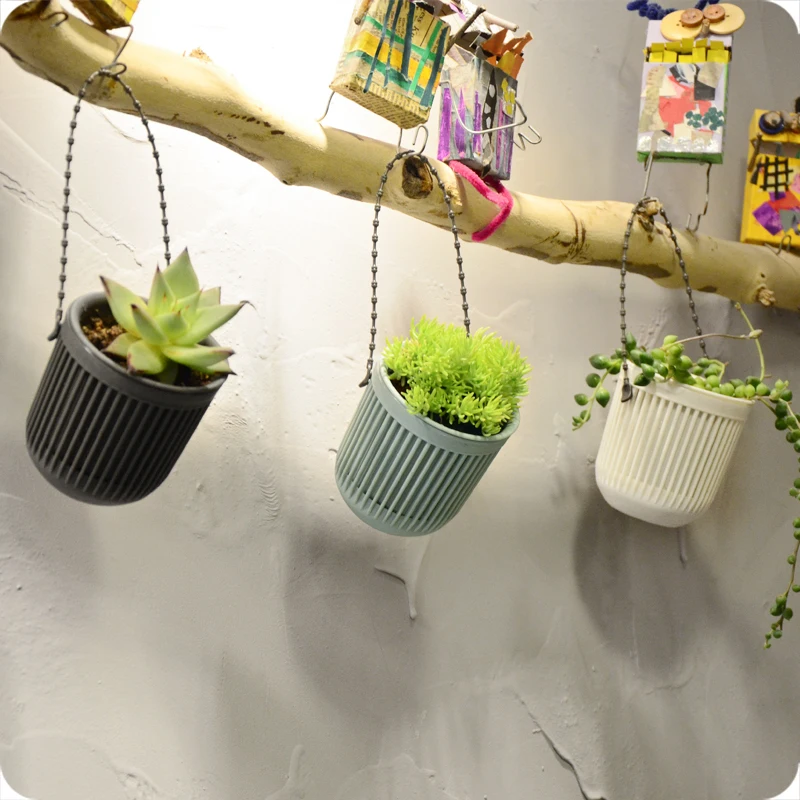 
Hanging basket flower pot, plastic soft flowerpot for garden, plastic garden product flowerpots for nurseries 