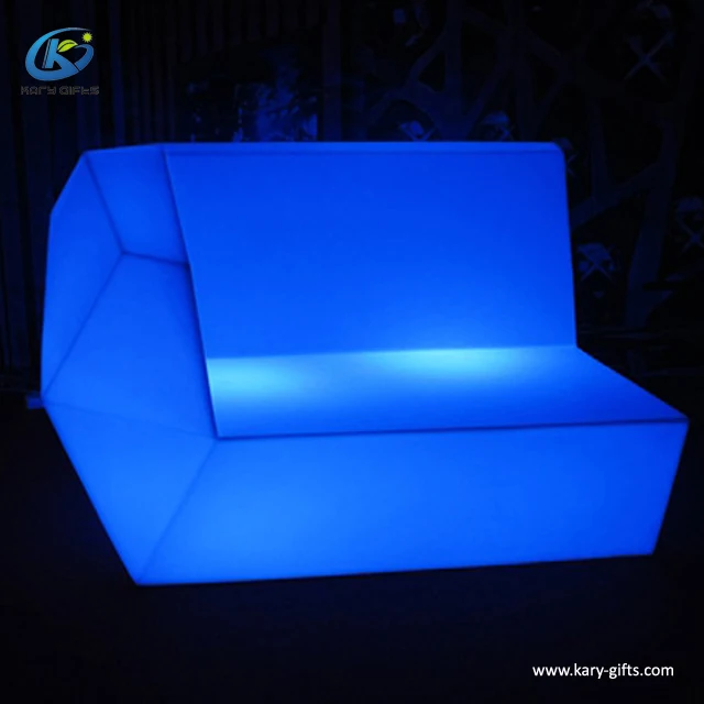 Bar Furniture Home & Outdoor Garden Mobile Glowing LED Sofa