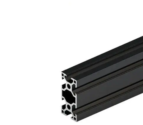 
Поставка черного алюминиевого профиля для экструзии 2020 2040 2060 2080 V 