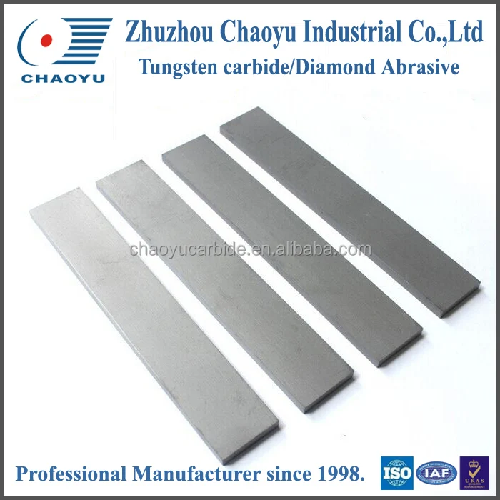 K30 tungsten carbide plates carbide blocks blanks gold plated tungsten bars