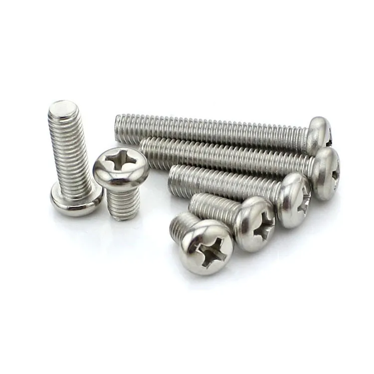 M1.6 M2 M3 M4 M5 M6 stainless or zinc plated steel remote control pan round head machine screw