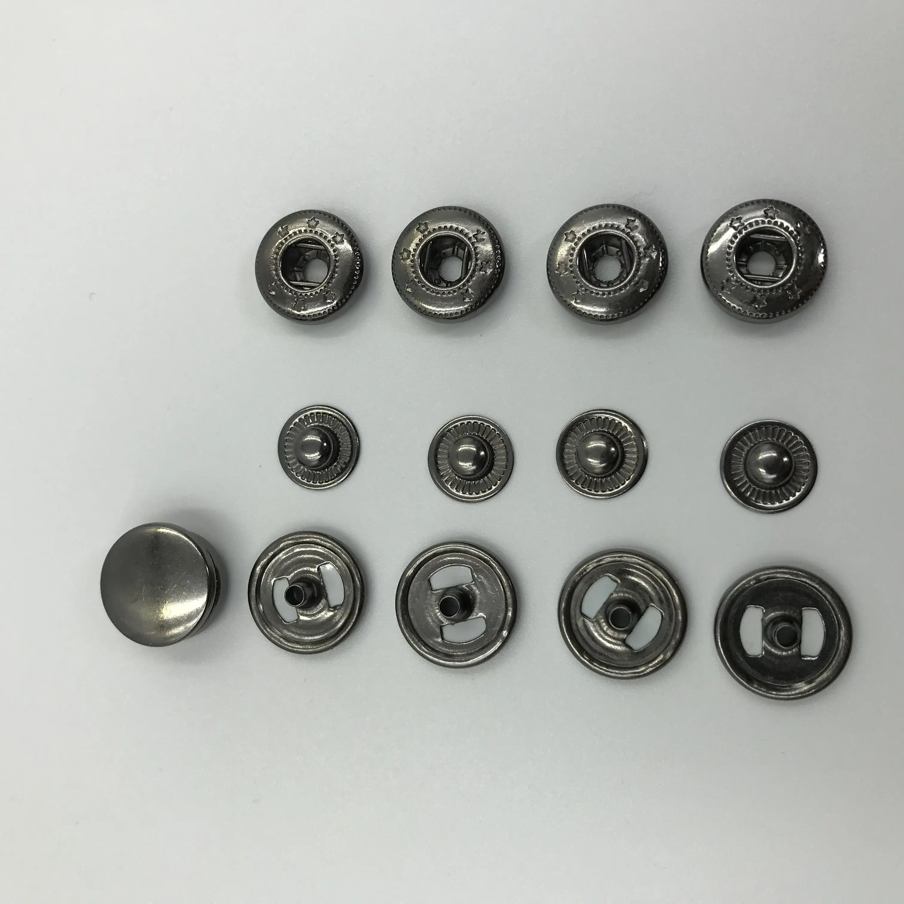 Custom Logo Metal Snap Button for Jeans Jacket