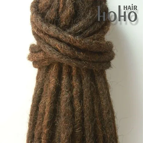 Factory price 18 inch human hair crochet dreadlock extensions for 1 pack