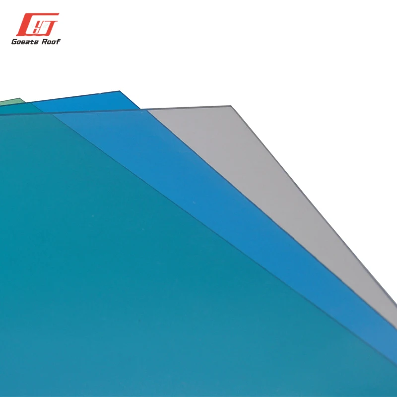 light autism acrylic uv transparent plastic sheet carport noise PC solid panels barrier soundproof polycarbonate sheet