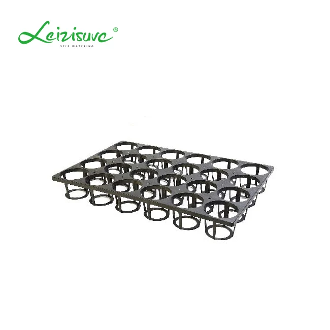 Leizisure Plastic Seed Germination Plant Tray Flowerpot Holder Brackets Hydroponics Seedling Nursery Tray