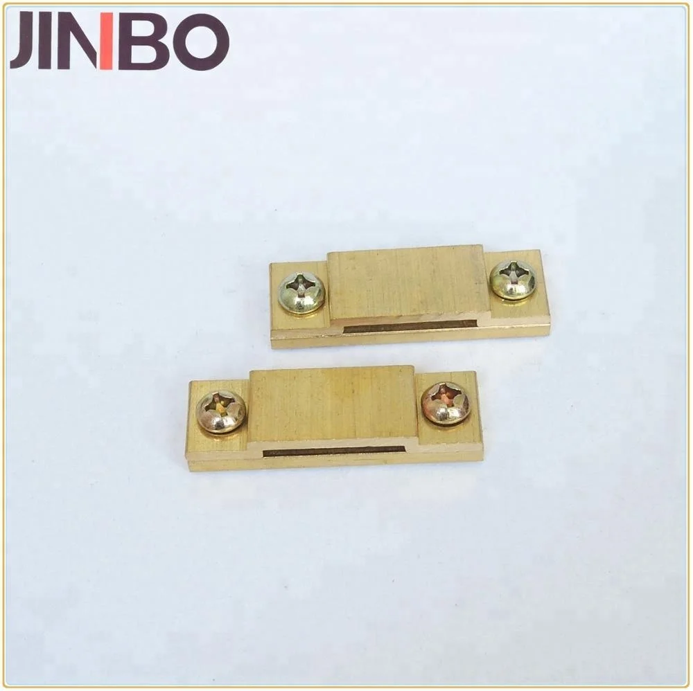 Chinese Factory Wholesale Grounding Earthing Accessories Brass Fixing Clamp for Copper Earthing Strip / Copper Tape