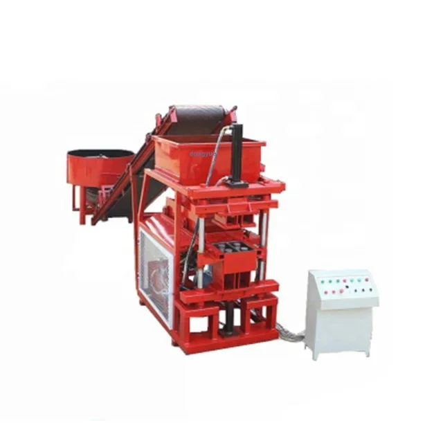 Qmr2-10 Automatic Clay Brick Making Machine Photos Interlocking Brick Machine Price Compressed Earth Blocks Machines