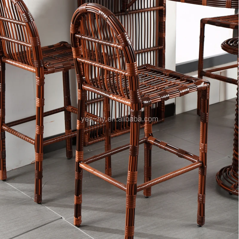 Foshan furniture factory Bar tables and chairs Party tables and chairs Rattan Table and chair Set Z681