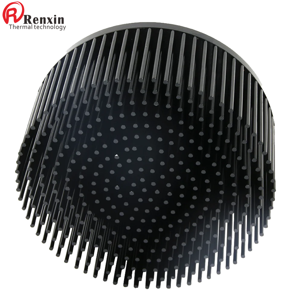 Pre-drilled heatsink led light heat sink round extruded aluminum heatsink for grow light