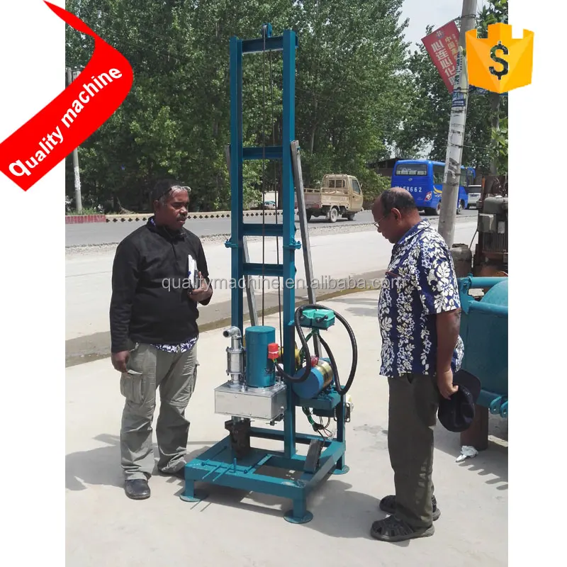Easy operation artesian small water well drilling machine QT-80