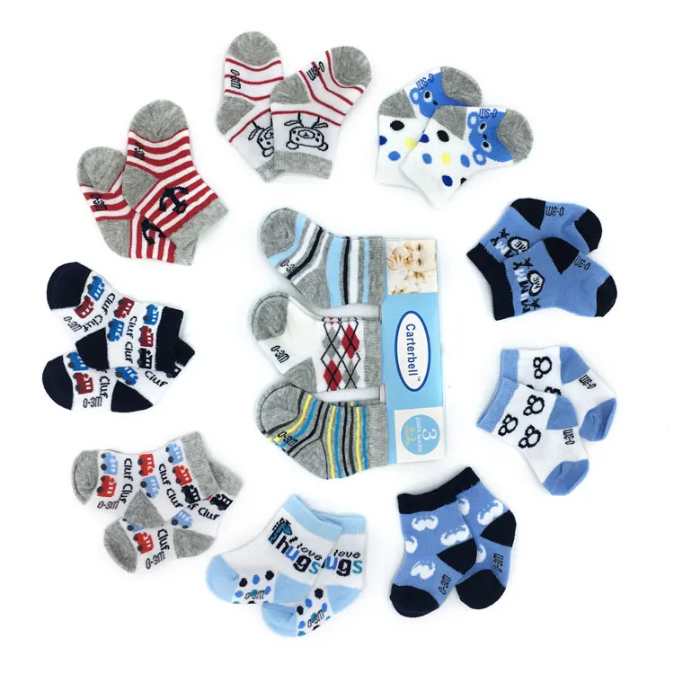 Hot Selling Soft And Colorful Anti Slip Cartoon Tude Baby Socks