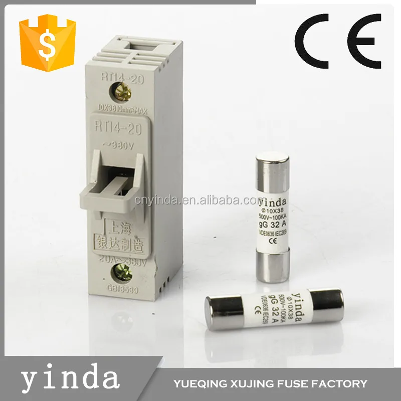 20 X 38 мм фарфор держатель предохранителя RT14-20