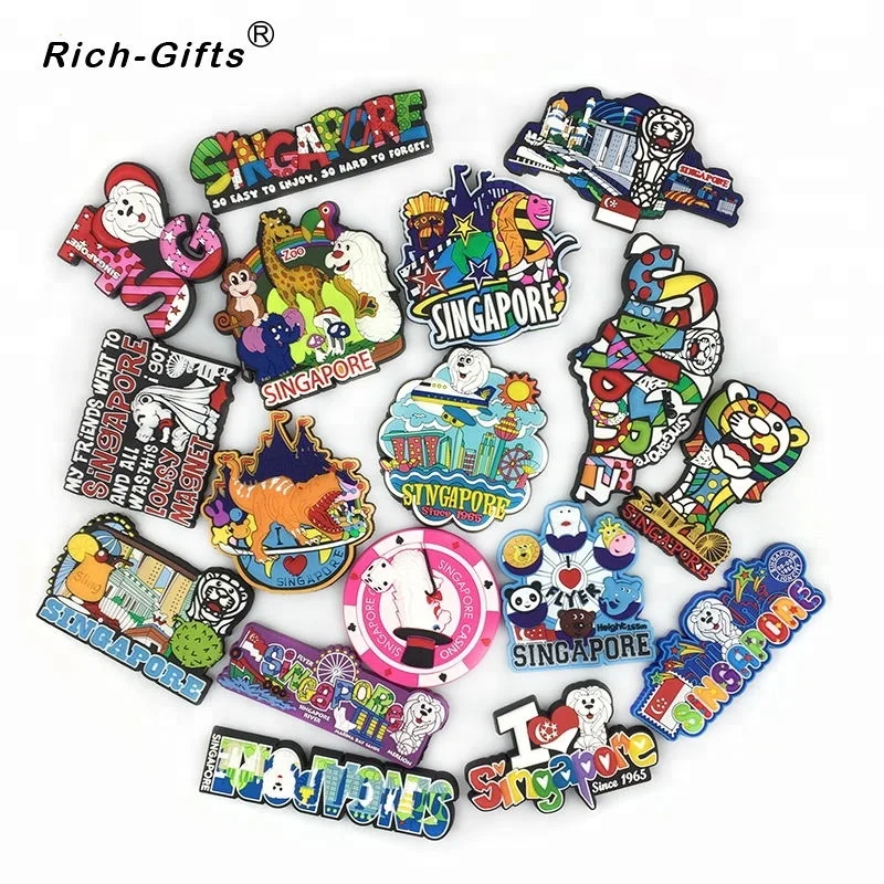 
Custom PVC Souvenir Fridge Magnet For Different Countries 