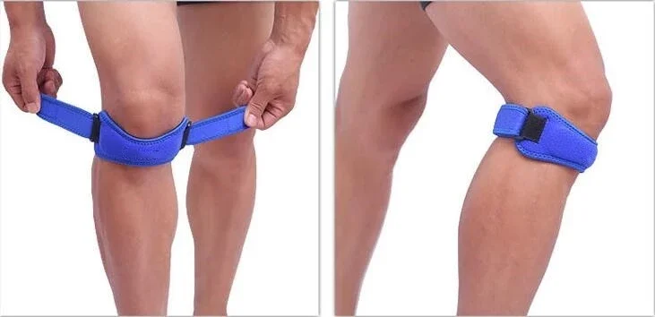 Neoprene Adjustable Patella Knee Support copper knee sleeve Strap/Brace