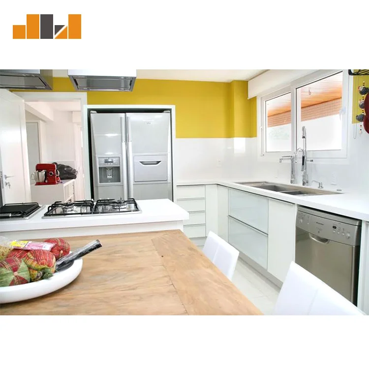 Custom polished white nano glass kitchen countertops kitchen islands table tops