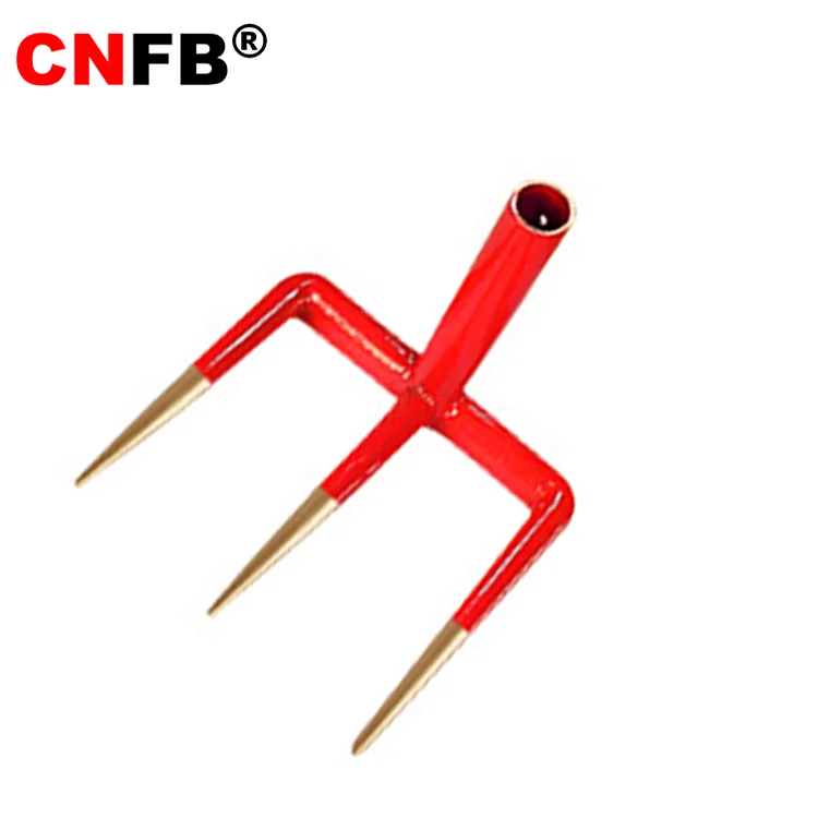 Вилка с тремя зубцами, не Искрящаяся алюминиевая бронза и Бериллиевая бронза 185 мм