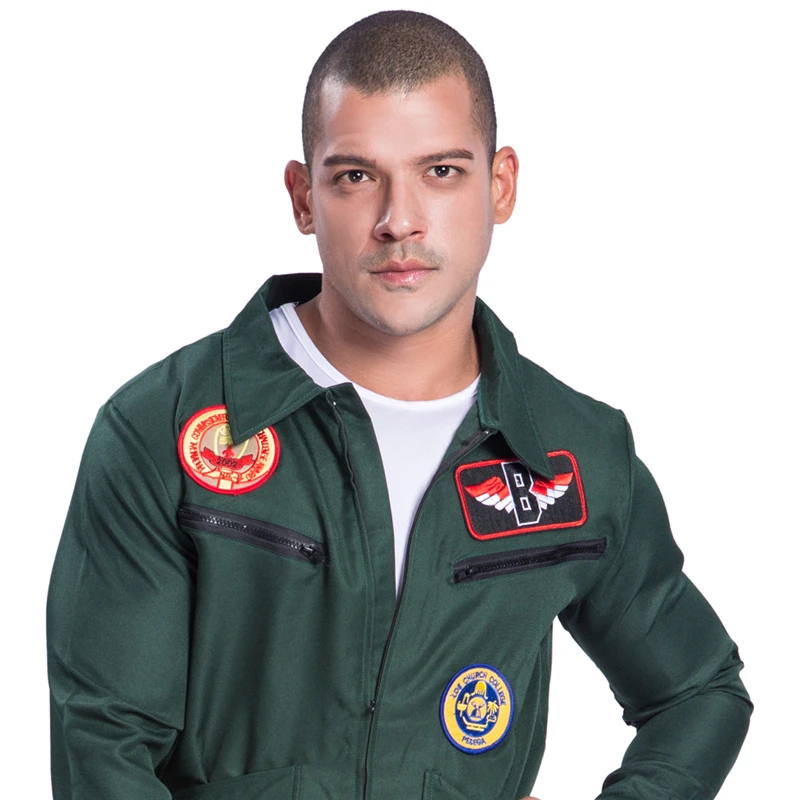 Униформа инженера для взрослых на самолете, ремонтник, карьерная одежда, костюмы для необычной вечеринки, ролевые игры, мужские костюмы для косплея