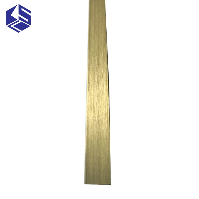 extrusion profile wall transition U shape strip tile trim brass tile flooring profiles