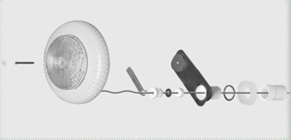 professional underwater new waterproof portable Swimming Pool Lights with Multi Color fountain lighting