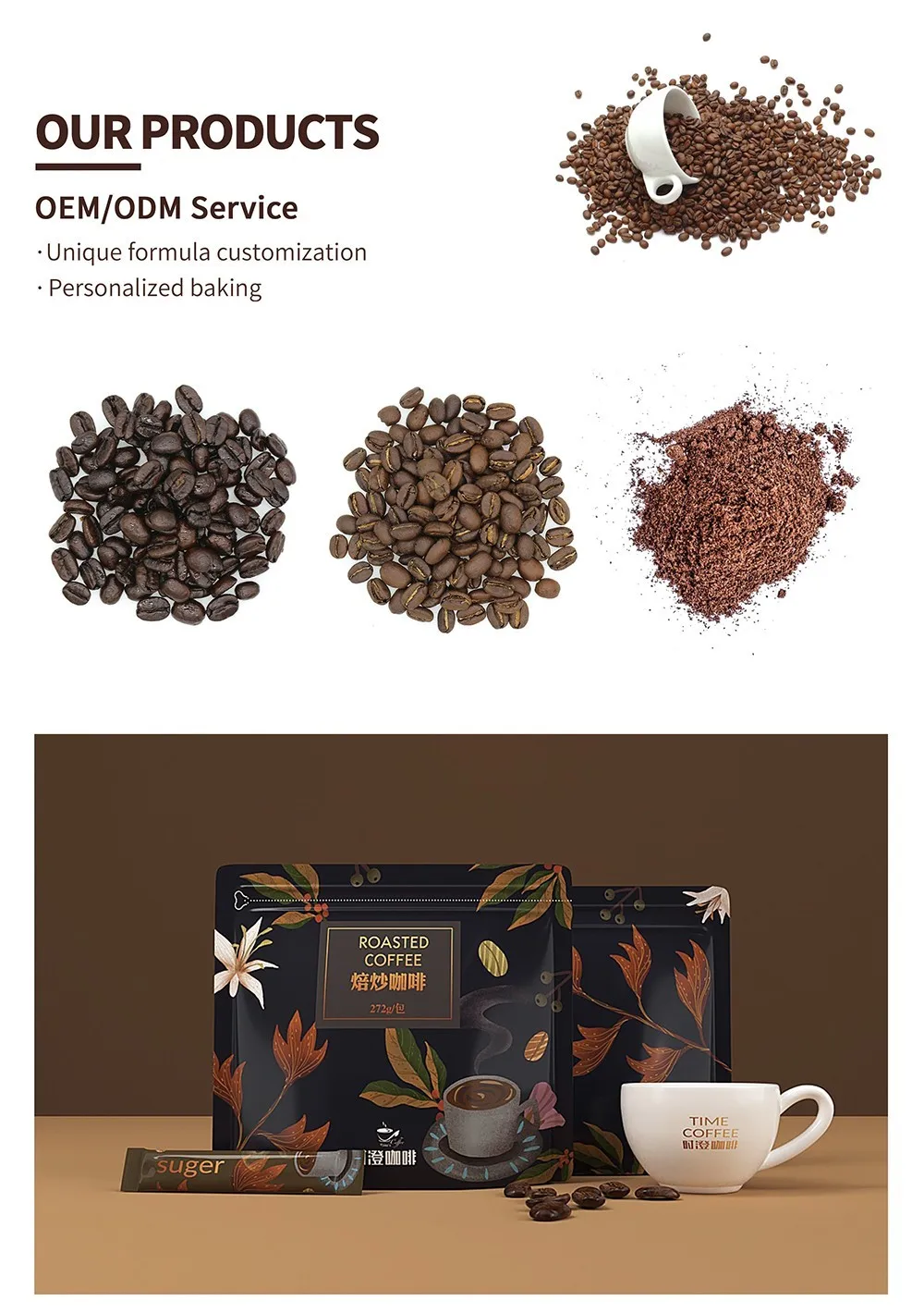 Fresh 100% Wholesale Robusta Roasted Coffee Beans