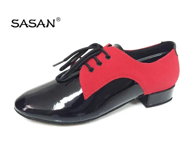 Танцевальные туфли Hard Rock, модные мужские танцевальные туфли из твердой натуральной кожи с открытой подошвой, черные, красные