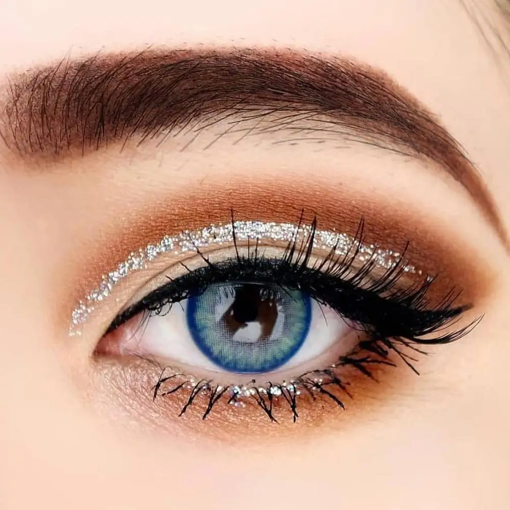 Factory directly Meetone Pro blue colored eye contact lenses wholesale