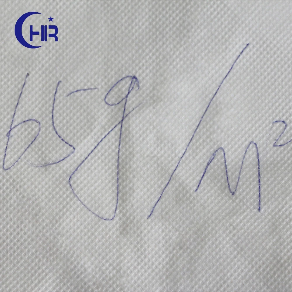 White Polyester PET Spunbond Geotextile Nonwoven Fabric