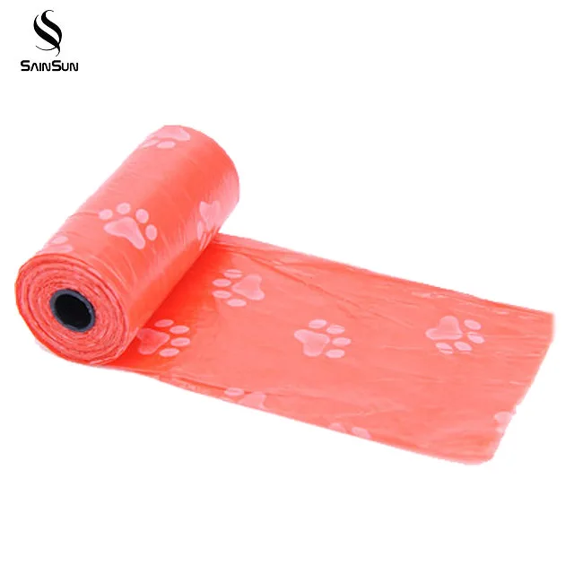 
Biodegradable Dog Plastic Trash Bags Corn Starch Packaging For Biohazard Dog Waste Bag 