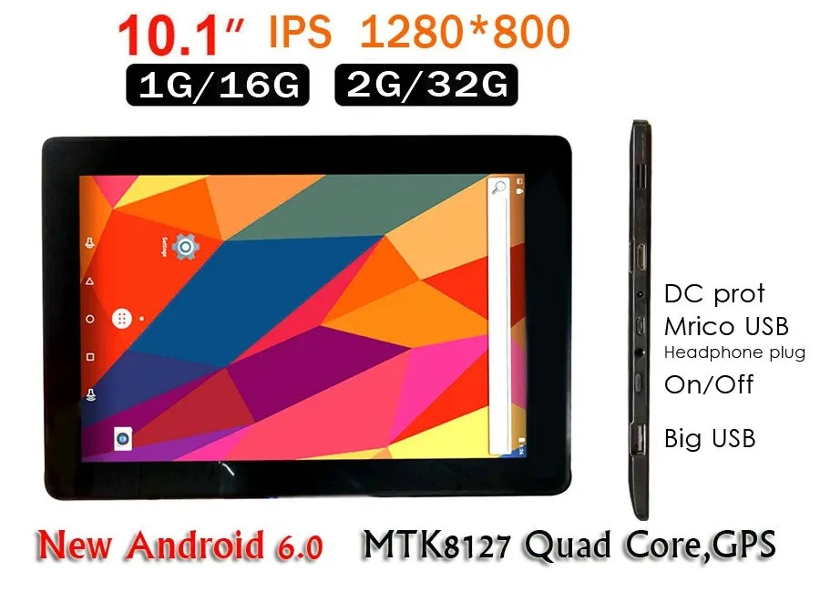 10.1 дюймов Quad Core IPS Bluetooth4.0 2 ГГц планшетных пк с 2 Г tabletpc