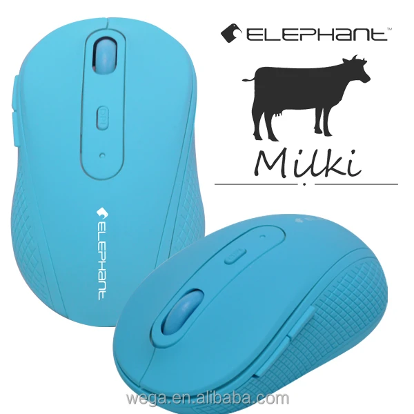 ELEPHANT Milki Blue - Sensor Silent Candy Color Mouse for PC