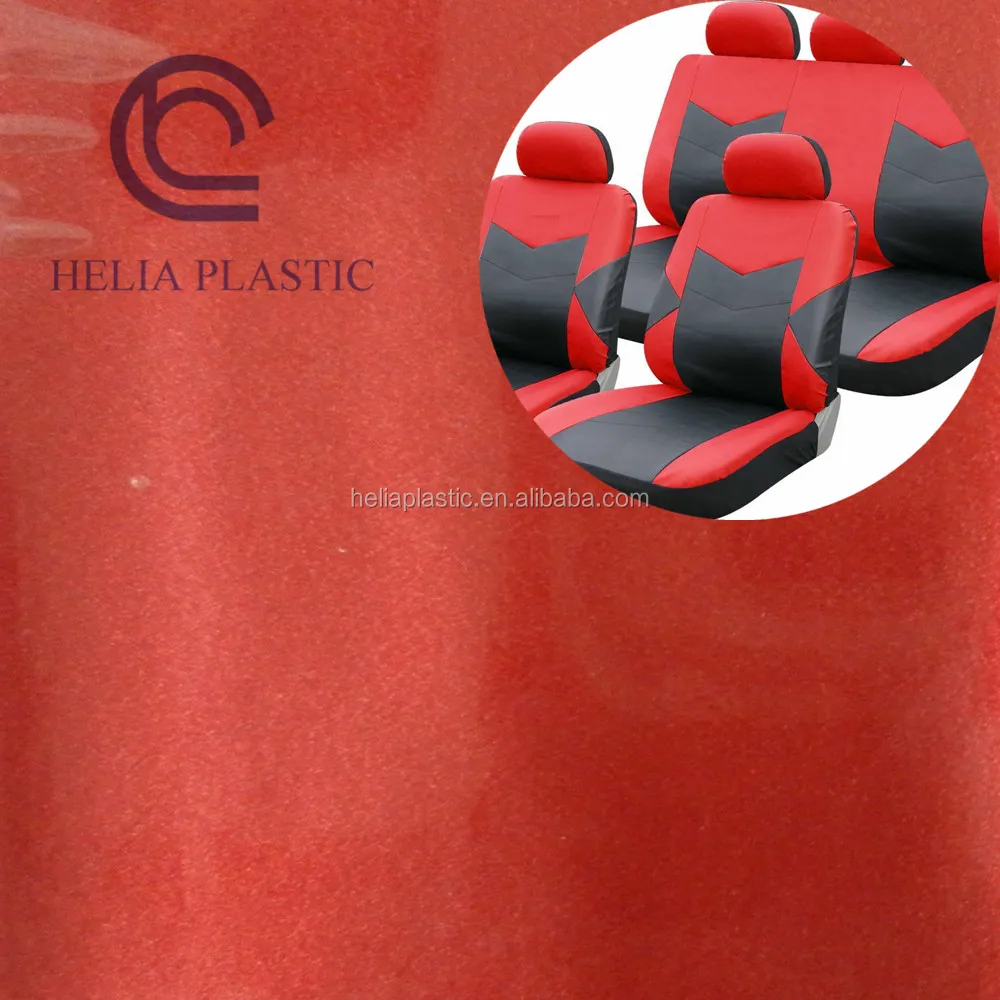 China PVC Artificial Leather knitted cloth fabric phthalate free