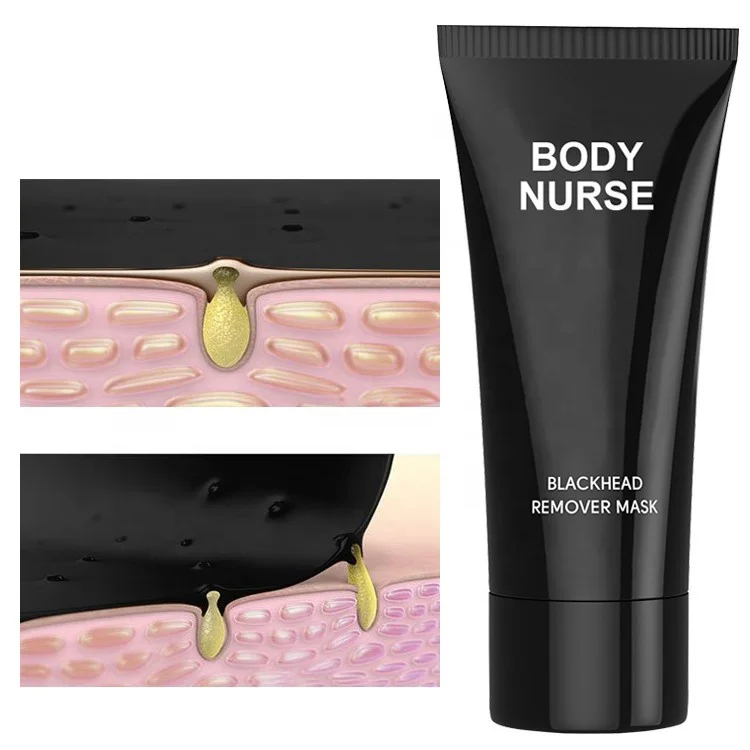 Private Label blackhead Peel Off Bamboo Charcoal Face Mask OEM Black Head removal peeling Mask