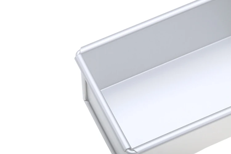 
Aluminium alloy toast box and lid 