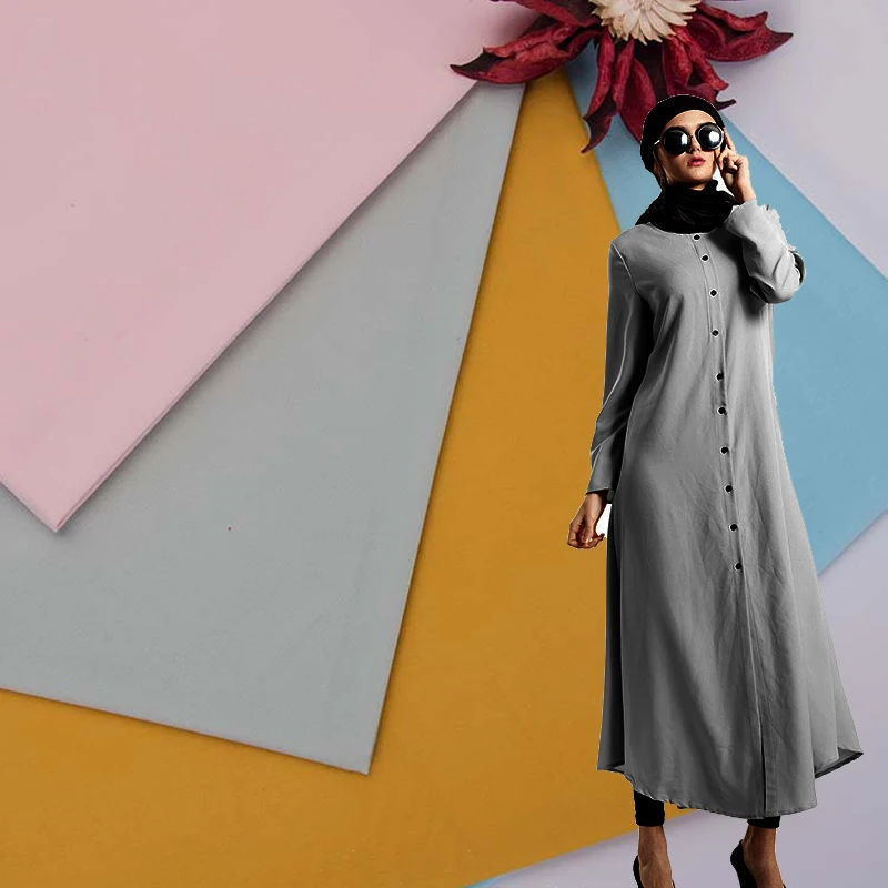 Online shopping breathable black polyester coat fabric roll