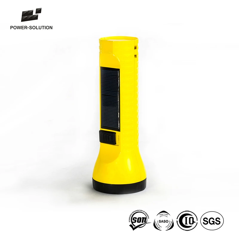 Eco-friendly lead-acid battery High powerful led solar torch for rural areas
