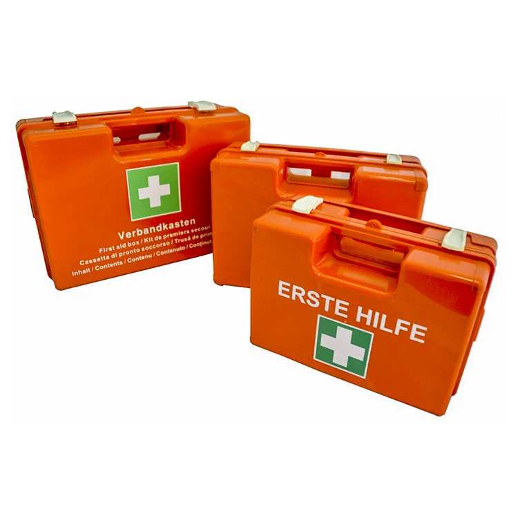 DIN 13157 professional first aid kit packed in ABS box for School