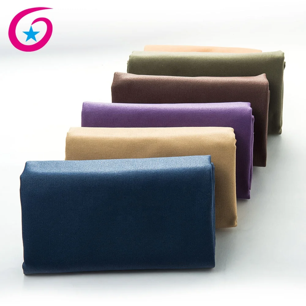 12oz Dry Waxed Cotton Recycled Canvas Fabric For Bag Making Material