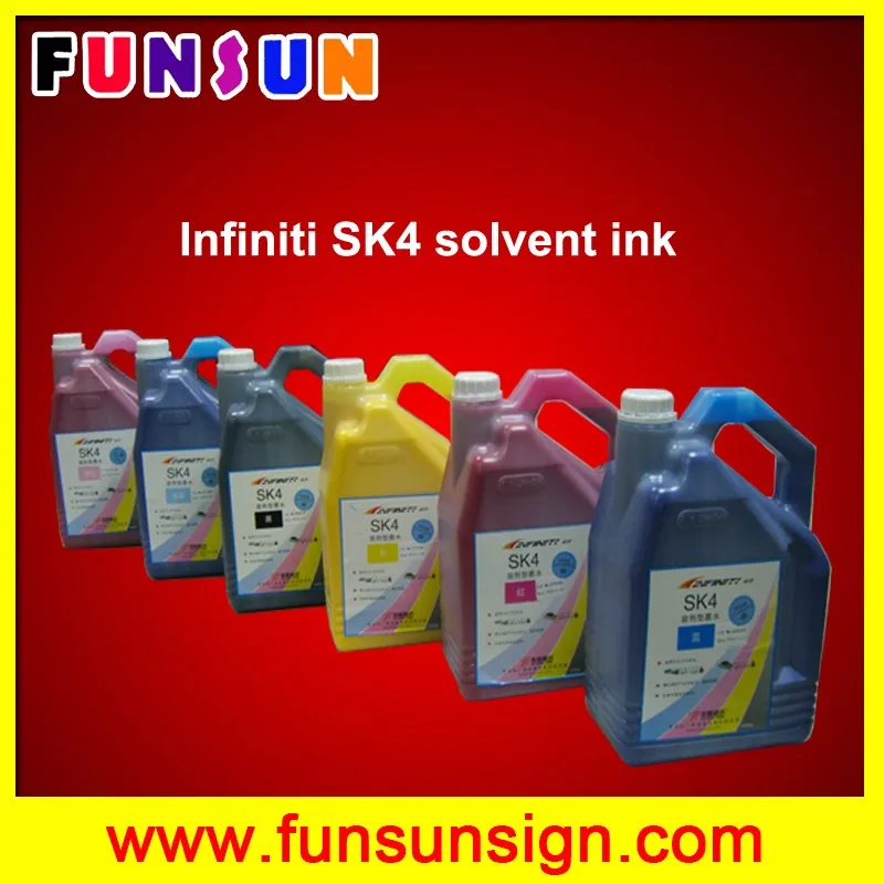 original SK4 solvent ink for Infiniti solvent printer Challenger solvent printer Phaeton solvent printer
