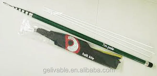 Black nylon owl hawk kite scare birds from the kite factory