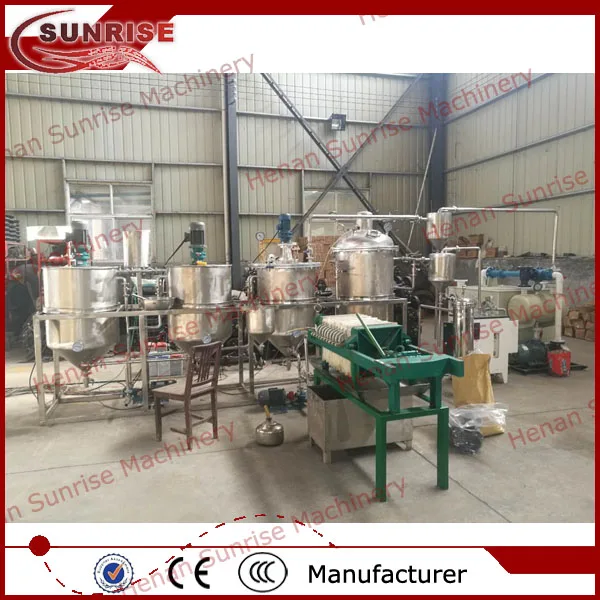 refinery equipment vegetable palm oil refining machine